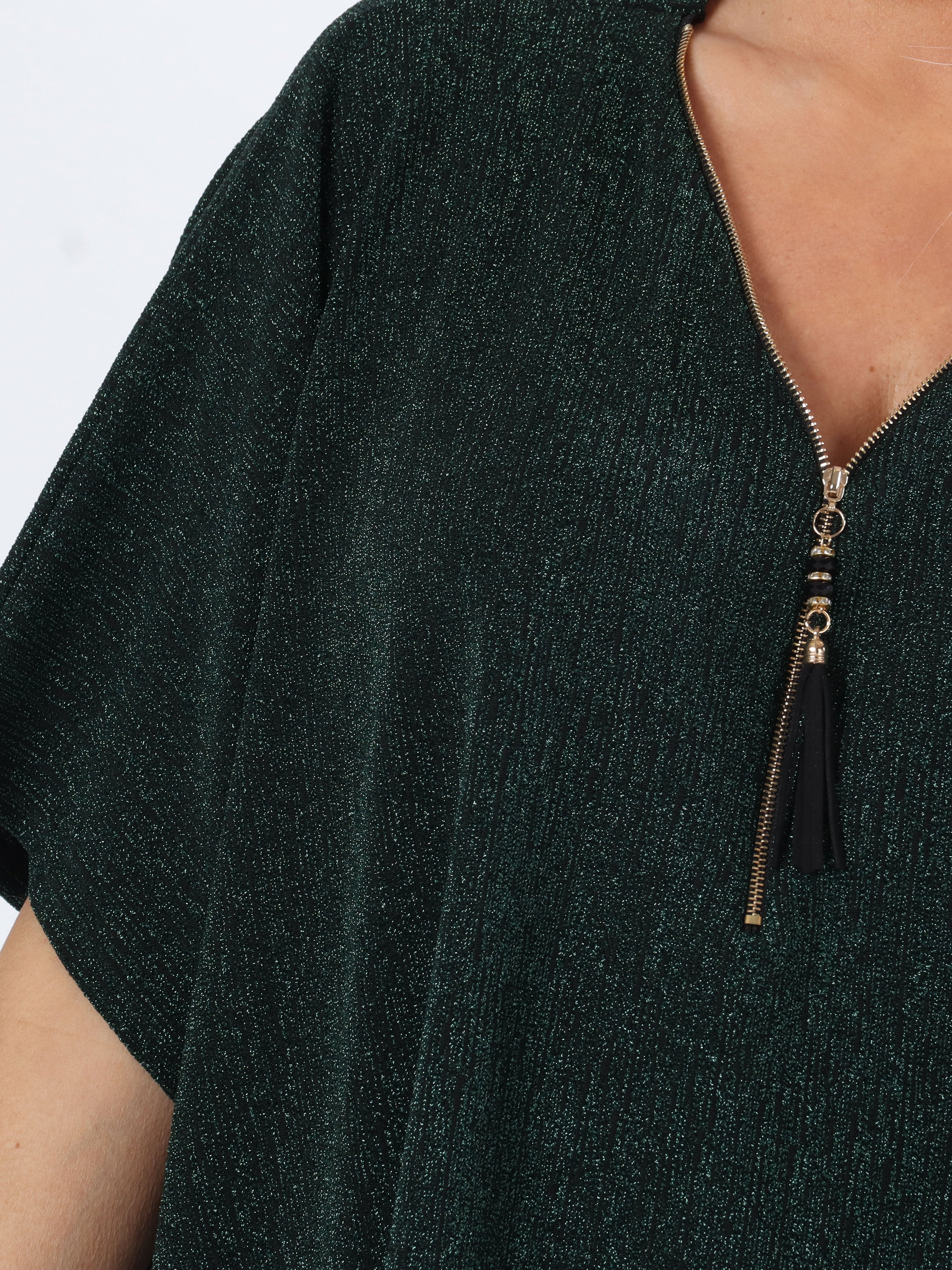 Milagrosa - Glittertunika i stora storlekar